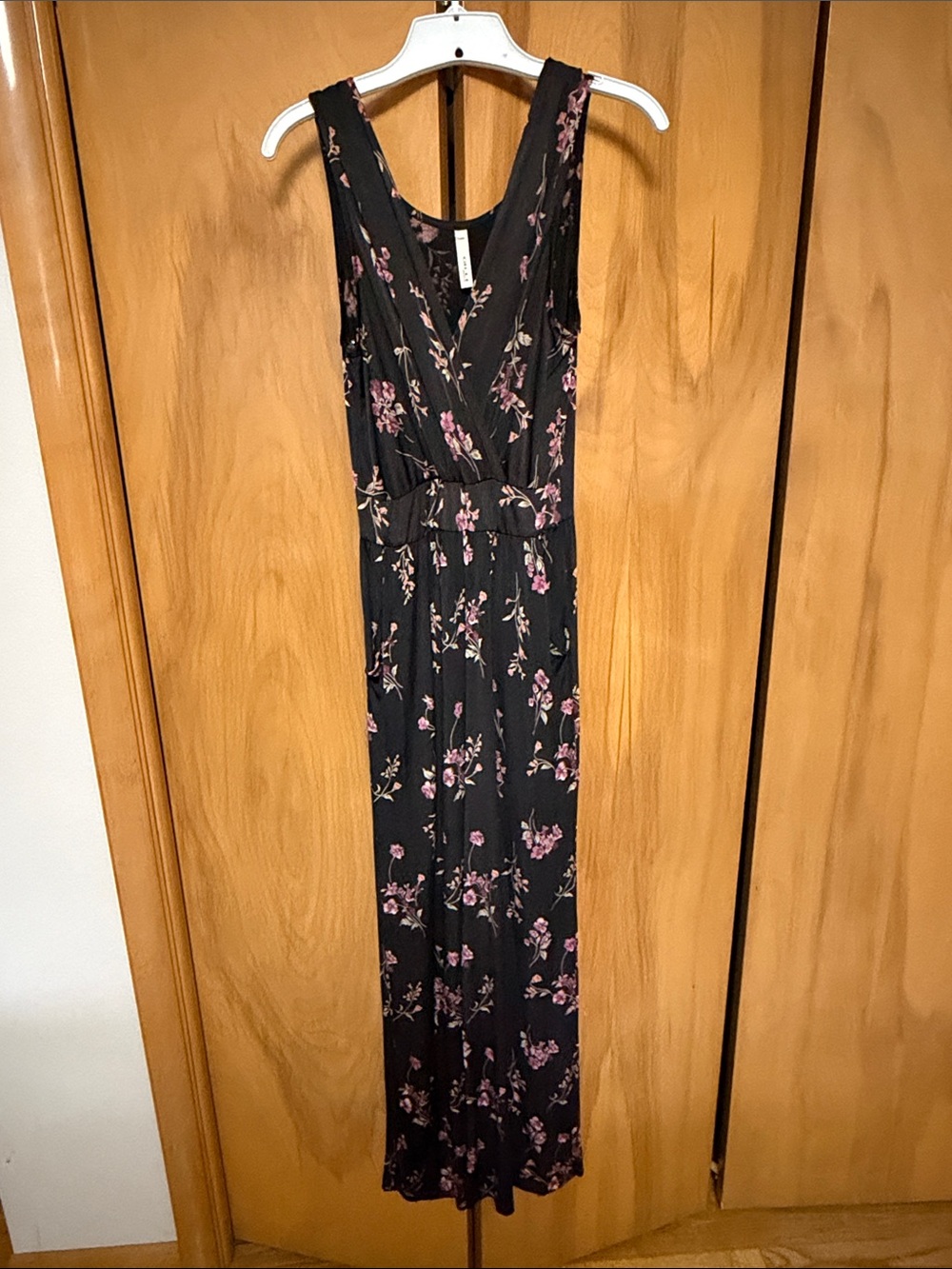 Gilli Black jumper with Pink Floral Print